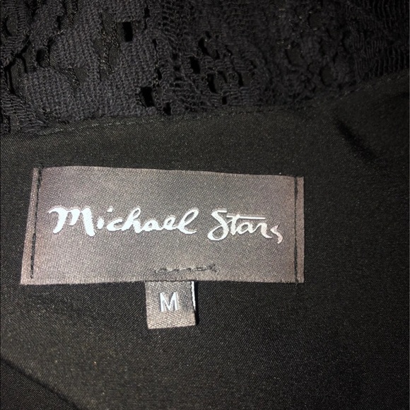 Michael Stars black lace dress M - Picture 4 of 5